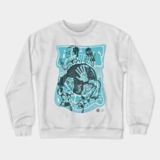 KingPin/ But Anyway - Grey/ Blue T-Shirt Crewneck Sweatshirt